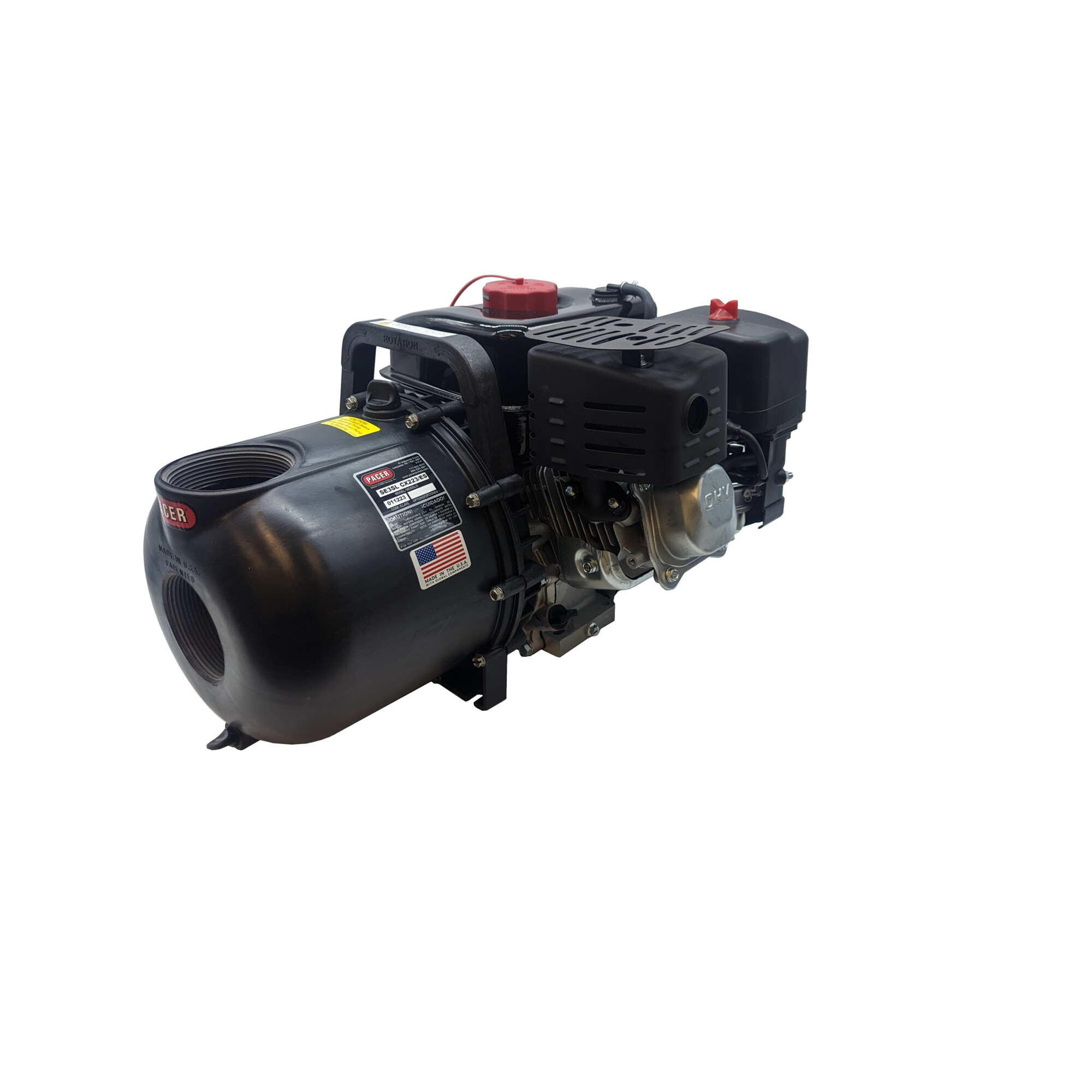 Pacer Pumps Self-Priming Multi-Purpose Water Transfer Pump — 3in. Inlet/Outlet, 280 GPM, 223cc LCT CXPRO Engine, Model# SE3SL CX223